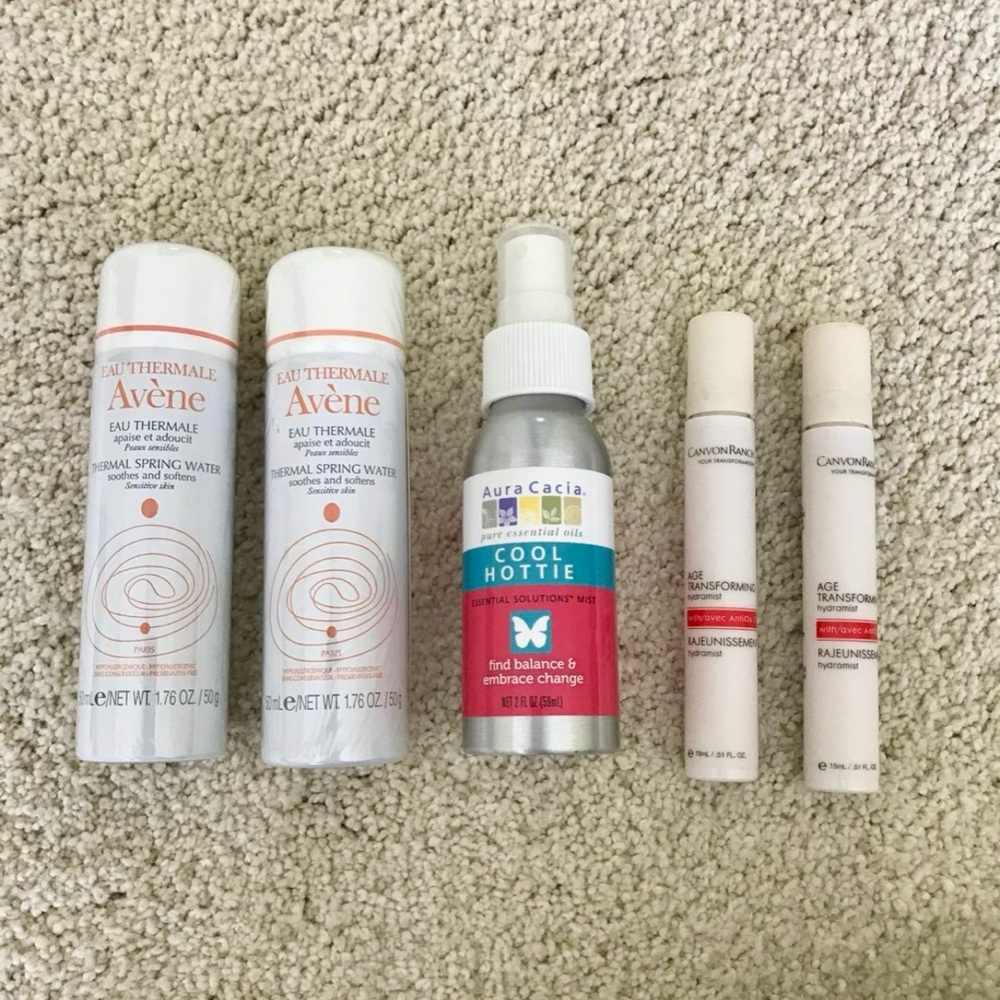 Avène and Aura Cacia Skincare Set